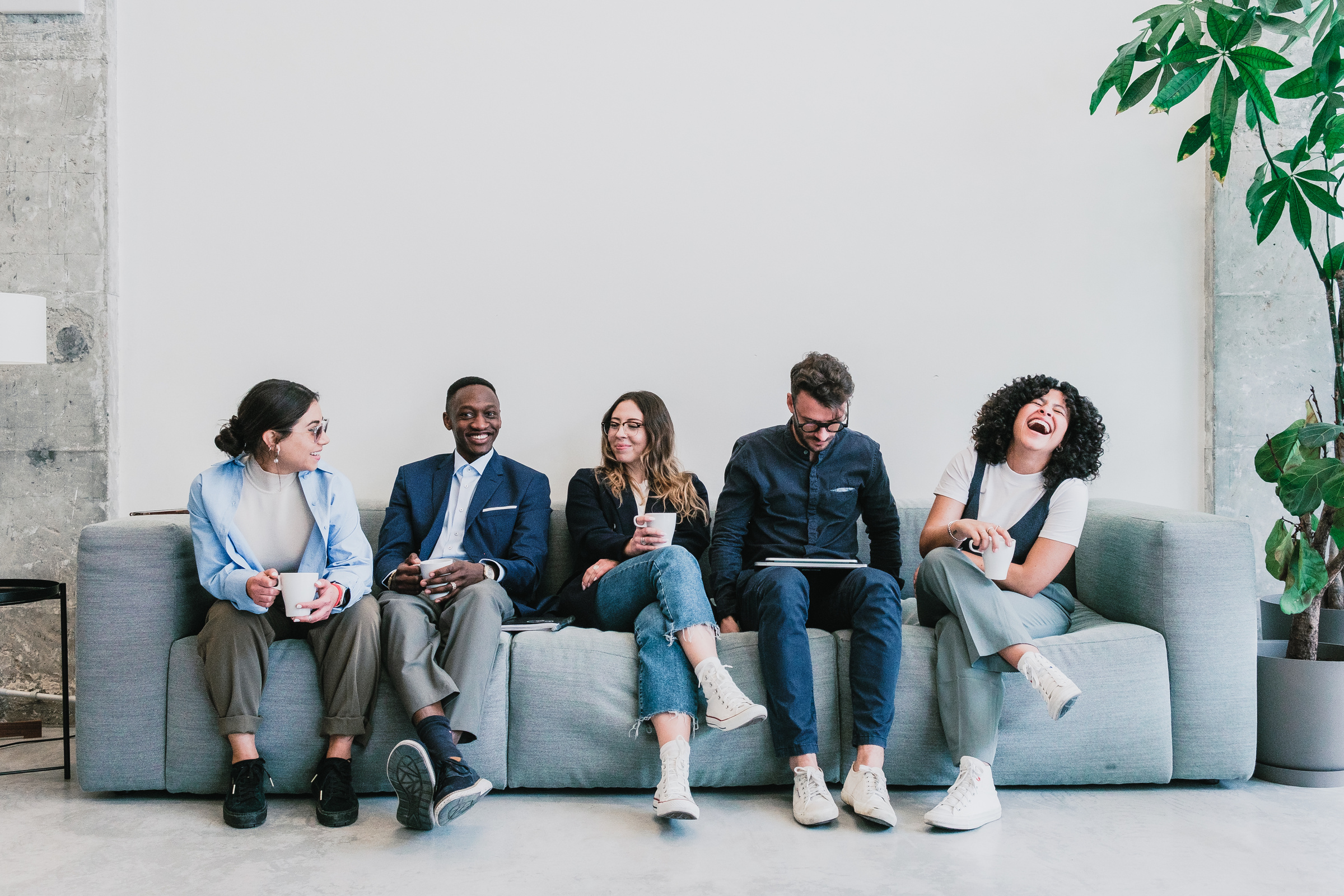 Cool Corporate Portrait of a Team of Professionals